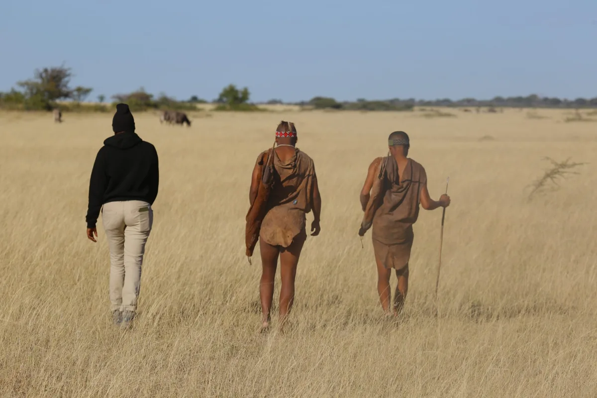 Safari guides and guests